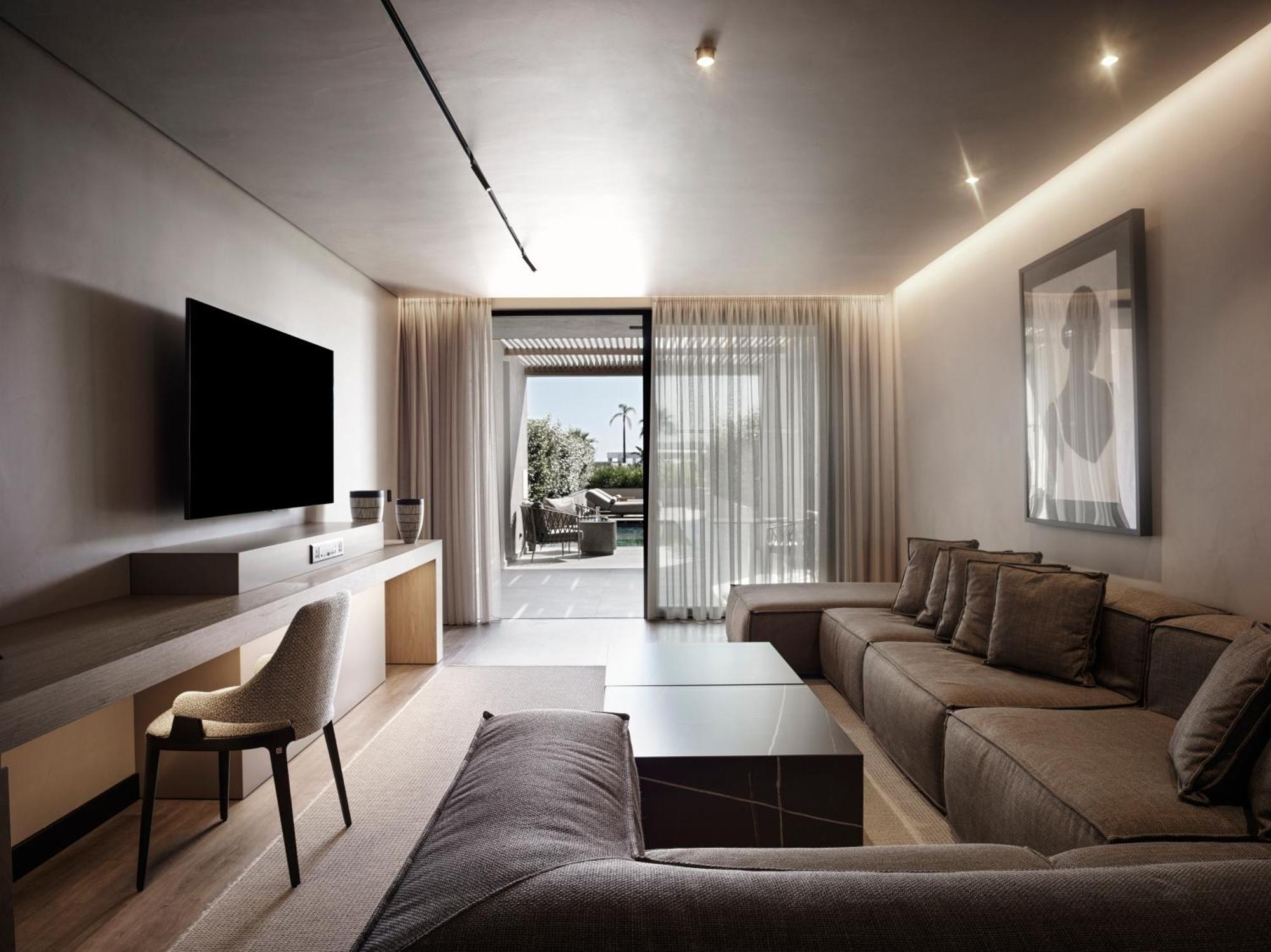 Suite mit 2 Schlafzimmern, eingeschränktem Meerblick und eigenem Pool